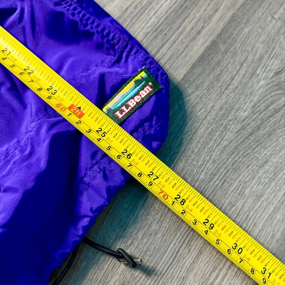 *Vintage L.L. Bean Men's Anorak Pullover Windbreaker Jacket - Purple - Picture 7 of 8